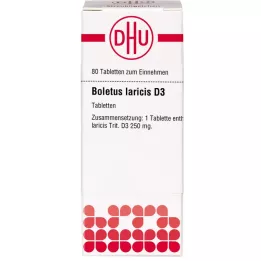BOLETUS LARICIS D 3 tablet, 80 adet