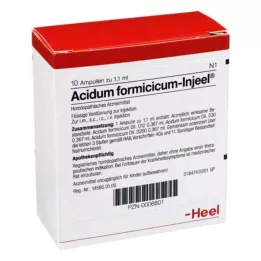ACIDUM FORMICICUM INJEEL Ampuller, 10 adet