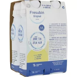 FRESUBIN ORIGINAL DRINK Vanilya şişesi, 4X200 ml