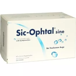 SIC OPHTAL görme yeteneğin Göz damlası, 60X0,6 ml