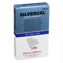 SILVERCEL Hidroaljinat pansuman 5x5 cm, 10 adet