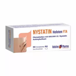 NYSTATIN Holsten film kaplı tabletler, 50 adet