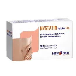 NYSTATIN Holsten film kaplı tabletler, 100 adet