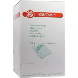 NOBATAMP-steril tamponad bandajı 1 cmx5 m, 15 adet