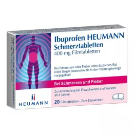 IBUPROFEN Heumann ağrı kesiciler 400 mg, 20 saat