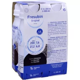 FRESUBIN ORIGINAL DRINK Çikolata içme şişesi, 4X200 ml
