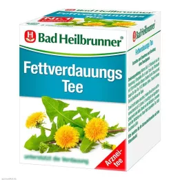 BAD HEILBRUNNER Yağ sindirimi çay filtre poşetleri, 8X1,8 g