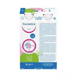 PROVIDE Xtra Drink elma içme şişesi, 4X200 ml