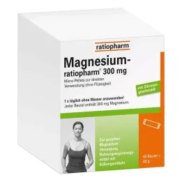 MAGNESIUM-RATIOPHARM 300 mg Granüllü Mikro Peletler, 40 adet