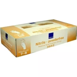 NITRIL Hızlandırıcı içermeyen, pudrasız orta boy eldiven, 100 adet
