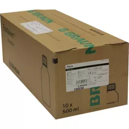 AQUA B.Braun Durulama Solüsyonu Plastik Şişe, 10X500 ml