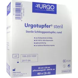 URGOTUPFER erik büyüklüğünde steril 2+3, 200 adet