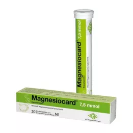 MAGNESIOCARD 7,5 mmol efervesan tablet, 20 adet