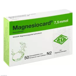 MAGNESIOCARD 7,5 mmol efervesan tablet, 50 adet
