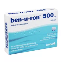 BEN-U-RON 500 mg tabletler, 20 adet
