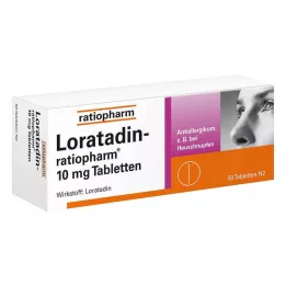 LORATADIN-ratiopharm 10 mg tablet, 50 adet