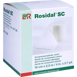 ROSIDAL SC Kompresyon bandajı yumuşak 10 cmx2,5 m, 1 adet