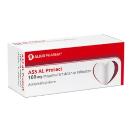 ASS AL Protect 100 mg mide-dayanıklı tabletler, 50 adet