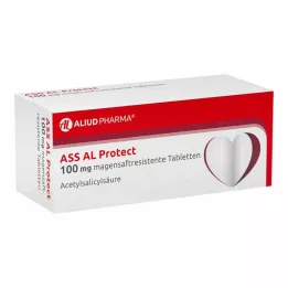 ASS AL Protect 100 mg mide-dayanıklı tabletler, 100 adet