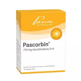 PASCORBIN Enjeksiyon solüsyonu ampulleri, 10X5 ml