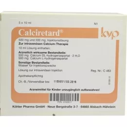 CALCIRETARD Ampuller, 5X10 ml