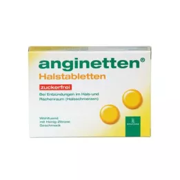 ANGINETTEN Boğaz pastili şekersiz, 24 adet
