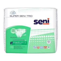 SUPER SENI Üçlü idrar kaçırma pantolonu 2 M beden, 10 parça