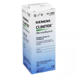 CLINITEK Mikroalbumin idrar test şeritleri, 25 adet