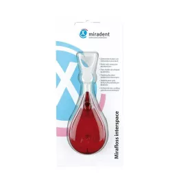 MIRADENT Mirafloss Interspace diş ipi tutucusu kırmızı, 1 adet