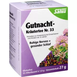 GUTNACHT Bitki çayı No.33 Salus filtre poşeti, 15 adet