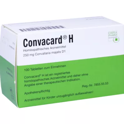 CONVACARD H tabletler, 100 adet