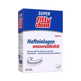 FITTYDENT Süper Yapışkanlı Pedler Konfor, 20 adet