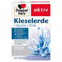 DOPPELHERZ Silika+Biyotin+Çinko Tabletleri, 60 adet