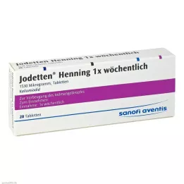 JODETTEN Henning 1x haftalık tablet, 28 adet