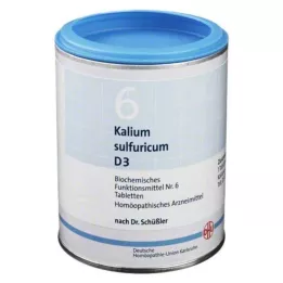 BIOCHEMIE DHU 6 Kalium sülfürikum D 3 tablet, 1000 adet