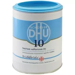 BIOCHEMIE DHU 10 Natrum sülfürikum D 3 tablet, 1000 adet