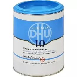 BIOCHEMIE DHU 10 Natrum sülfürikum D 12 tablet, 1000 adet