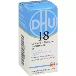 BIOCHEMIE DHU 18 Kalsiyum sülfüratum D 6 tablet, 80 adet