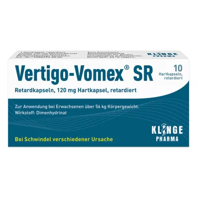 VERTIGO-VOMEX SR Sürekli salımlı kapsüller, 10 adet VERTIGO-VOMEX SR Sürekli salımlı kapsüller, 10 adet