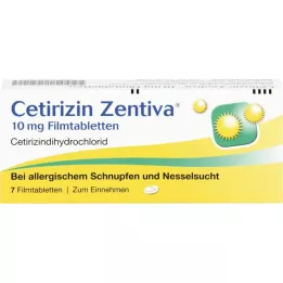 CETIRIZIN Zentiva 10 mg film kaplı tablet, 7 adet