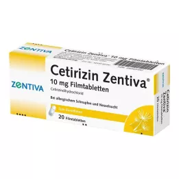 CETIRIZIN Zentiva 10 mg film kaplı tablet, 20 adet
