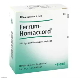 FERRUM HOMACCORD Ampuller, 10 adet