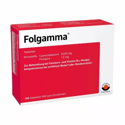 FOLGAMMA Tabletler, 100 adet