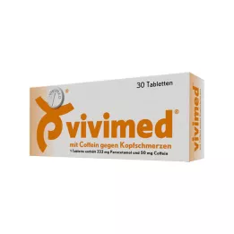 VIVIMED kafeinli baş ağrısı tabletleri, 30 adet
