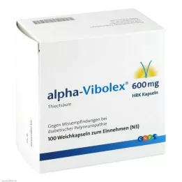 ALPHA VIBOLEX 600 mg HRK yumuşak kapsül, 100 adet
