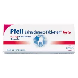 PFEIL Diş Ağrısı Tabletleri forte film kaplı tabletler, 20 adet