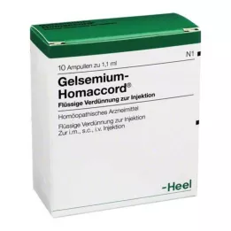 GELSEMIUM HOMACCORD Ampuller, 10 adet