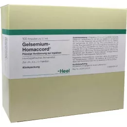 GELSEMIUM HOMACCORD Ampuller, 100 adet