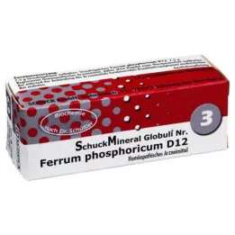 SCHUCKMINERAL Kürecikler 3 Ferrum fosforikum D12, 7,5 g