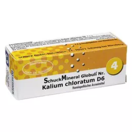 SCHUCKMINERAL Kürecikler 4 potasyum kloratum D6, 7,5 g